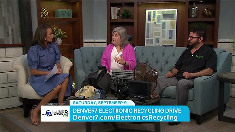 Electronics Recycling // Denver7 & Techno Rescue