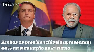 Bolsonaro e Lula estão tecnicamente empatados em SP