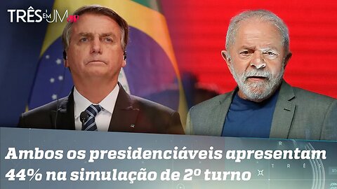 Bolsonaro e Lula estão tecnicamente empatados em SP