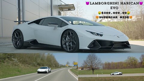 Lamborghini Huracan EVO ( Snow White Beauty 😍 ) | Supercar ride | Luxurious supercar $300,000.00