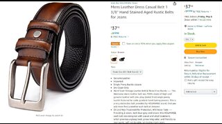 Holmanse Leather Belt Review.
