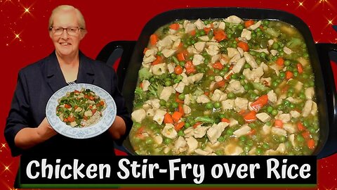 Quick & Easy Recipe, Scrumptious Chicken Stir-Fry with Veggies over Rice