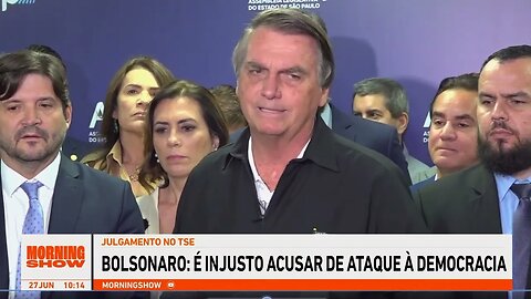 TSE retoma julgamento de Bolsonaro nesta terça (27)