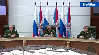 Minister Sergei Shoigu reported on events at the Russian Defense Ministry!