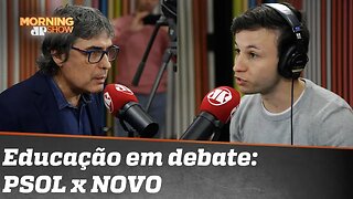 Deputados Daniel José (NOVO) e Carlos Giannazi (PSOL) debatem EDUCAÇÃO