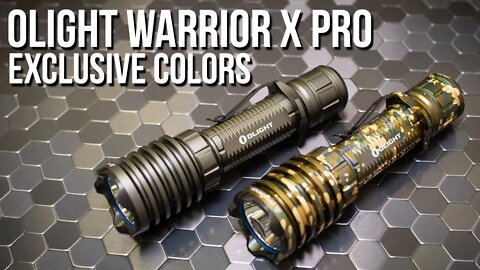 Olight Warrior X Pro in EXCLUSIVE COLORS!
