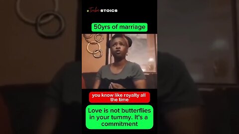 Modern women think love/marriage is butterflies and living a movie lifestyle, they have it wrong