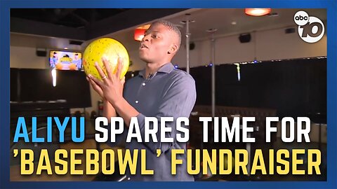 Anchor Wale Aliyu checks out Padres 'BaseBowl' fundraiser for unhoused