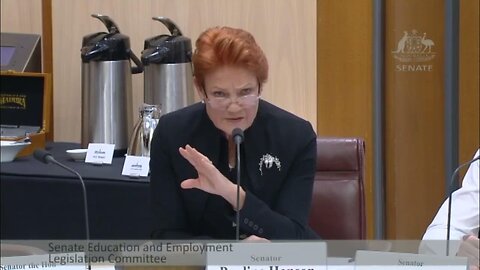 Pfizer behauptet, niemand sei gezwungen worden, die "Impfungen" zu nehmen...@Senator Pauline Hanson