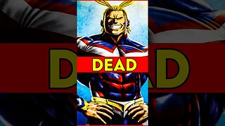 SPOILERS ALL MIGHT IS DEAD!? #allmight #myheroacademia #manga