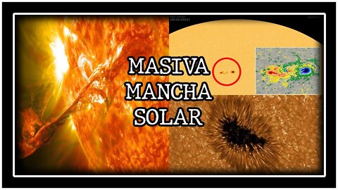 UNA MASSICCIA MACCHIA SOLARE DELLE DIMENSIONI DI UN PIANETA MINACCIA LA TERRA.LA PROGRAMMAZIONE PREDITTIVA DI UNA FUTURA TEMPESTA SOLARE NEL 2023?NON LO SO,IO CI STO SPECULANDO SU QUESTE COSE SUI SOLITI NOTI...