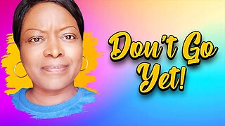 Prophetic Word Of Warning: Don’t Go Yet! (Divine Direction For Your Life!)