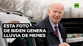 Biden vuelve a convertirse en meme en las redes sociales