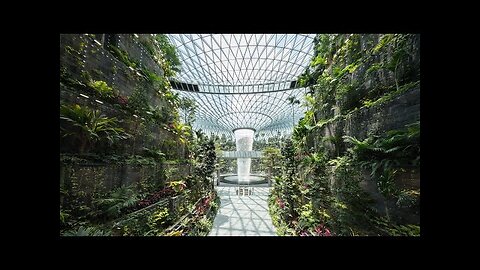 World's Tallest Indoor Waterfall @ Changi Airport