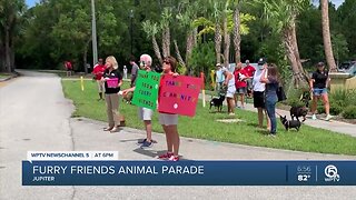 Furry Friends Animal Rescue and Busch Wildlife Center hold animal parade in Jupiter