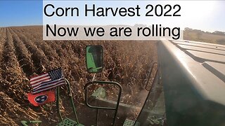 Corn Harvest 2022, Now we are rolling