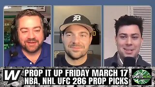 NBA & NHL Player Prop Predictions | UFC 286 Picks & Betting Advice | Prop It Up for March 17