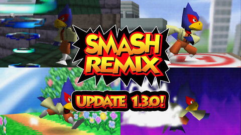 Smash Remix 1.3 - 1P Game - Falco