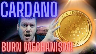 CARDANO ADA: BURN MECHANISM ROLLOUT!! - HUGE CRYPTO NEWS