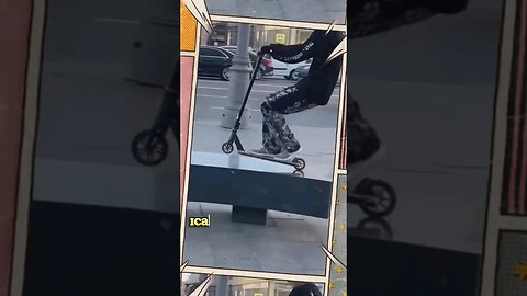 INSANE scooter trick #zoobox #nonsense #wheelie #icarus