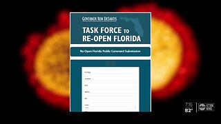 Re-Open Florida Task Force launches public comment submission portal