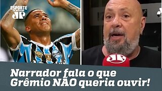 Chorão? Narrador fala TUDO o que Grêmio NÃO queria ouvir!