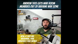 Andrew Tate Gets Members of War Room Out of War Zone - Top G To The Rescue - War In Ukraine