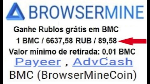 【Tutorial BROWSERMINE Desde 2017】Como ganhar dinheiro sem investimento | 5 MBC=1 BTC | Renda Extra