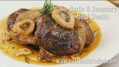 Garlic & Rosemary Beef Shanks