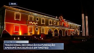 Natal 2022: tradicional decoração da fundação Aperam é inaugurada em Timóteo.