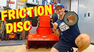 BEFORE YOU REPLACE THE FRICTION WHEEL DISC ON YOUR ARIENS SNOWBLOWER, WATCH THIS!