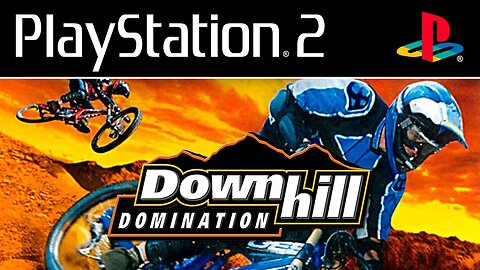 DOWNHILL DOMINATION (PS2) - Gameplay do jogo de bicicleta de PS2! Jogo de bike! (PT-BR)
