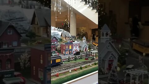 Charleston Place Hotel Model Train Display