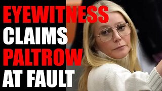 Eyewitness claims it was Paltrow who caused accident