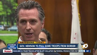 Newsom plans to recall troops from California border