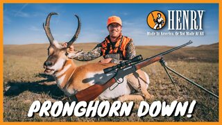 Pronghorn Down! A hunt 5 years in the making. #huntwithahenry