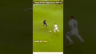 Tony Kroos Signature Touch Tutorial! #football #soccer #shorts