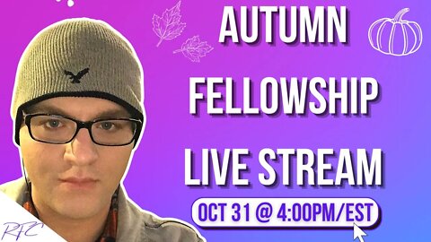 Glorifying God, NOT the spooky... | A Special Live Stream (Sunday, October 31 @ 4:00pm/est)