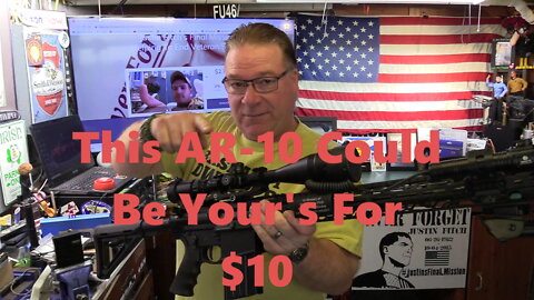 This AR-10 Rifle could be yours for $10