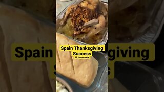 Spain Thanksgiving Success #shorts