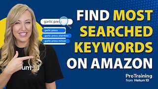 How to instantly see the most searched terms on Amazon - Magnet Pro Training