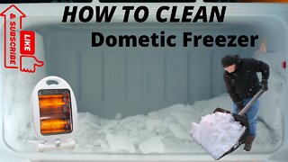 how to clean dometic freezer