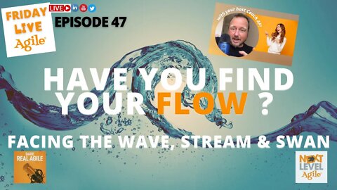 Flow-agility: Facing the Swan, the Wave and the Stream 🔴Friday Live Agile EP47