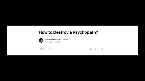 How To Fight Back At The Psychopaths In Fascist Capitalist Societies