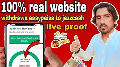 easypaisa jazzcash withdrawal earning app 100% real website 2023