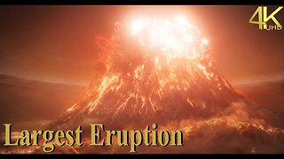 [4K] Learning Lesson Video: The largest volcanic eruption