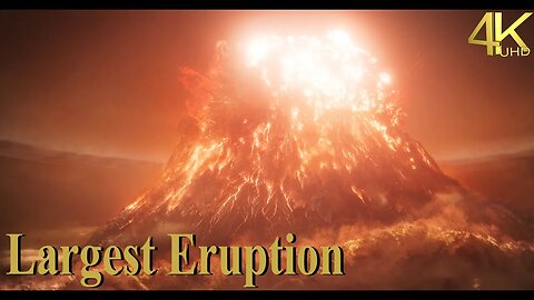 [4K] Learning Lesson Video: The largest volcanic eruption