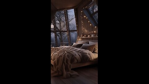 Cozy bed while it is raining outside | Relax ☺️