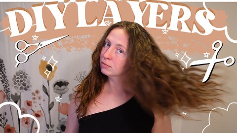 ✂️ DIY UNICORN HAIRCUT for CURLY HAIR Layers ✂️