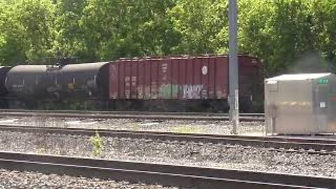 Norfolk Southern Tanker Train with BNSF Power from Berea, Ohio May 28, 2022